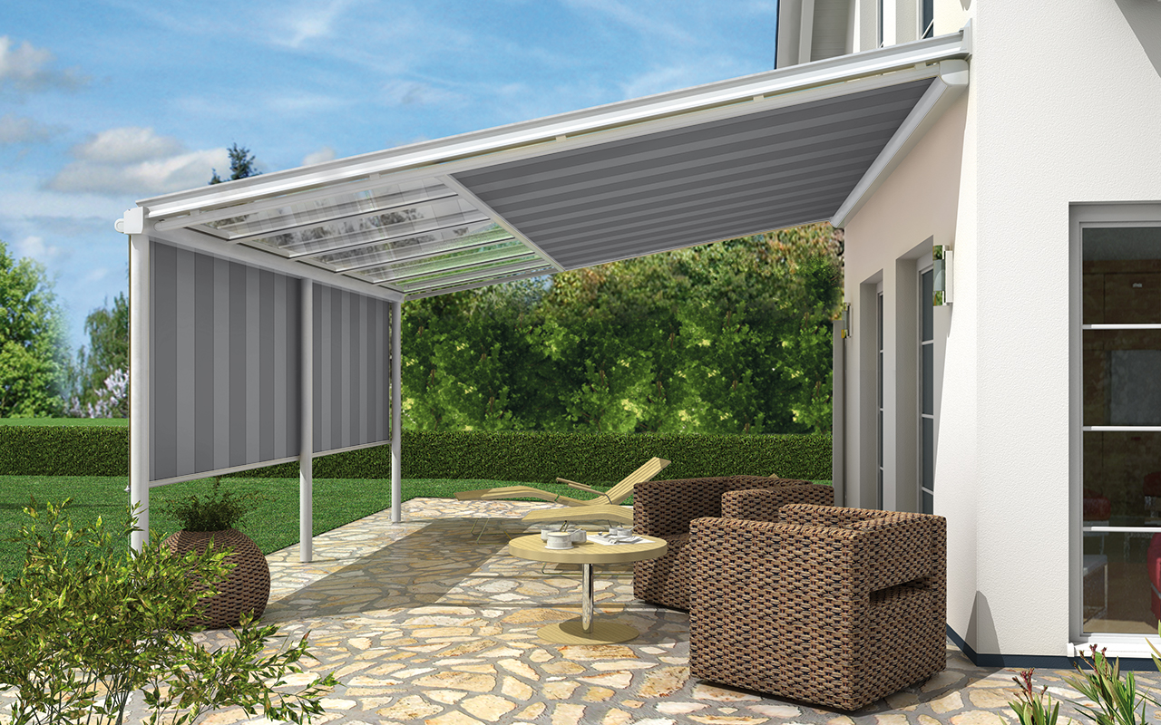 Senkrechtmarkisen Terrassenüberdachung