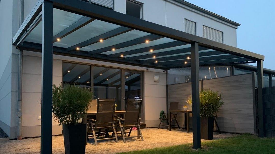 LED Spots für Terrassenüberdachung