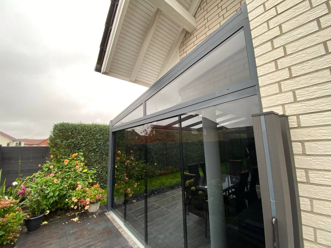 Seitenkeile für Terrassenüberdachung